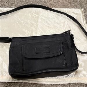 Tignanello Black Crossbody Bag